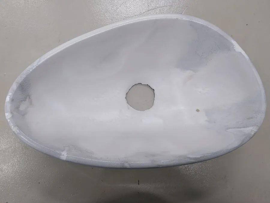 Peça acabada, pronta para entrega